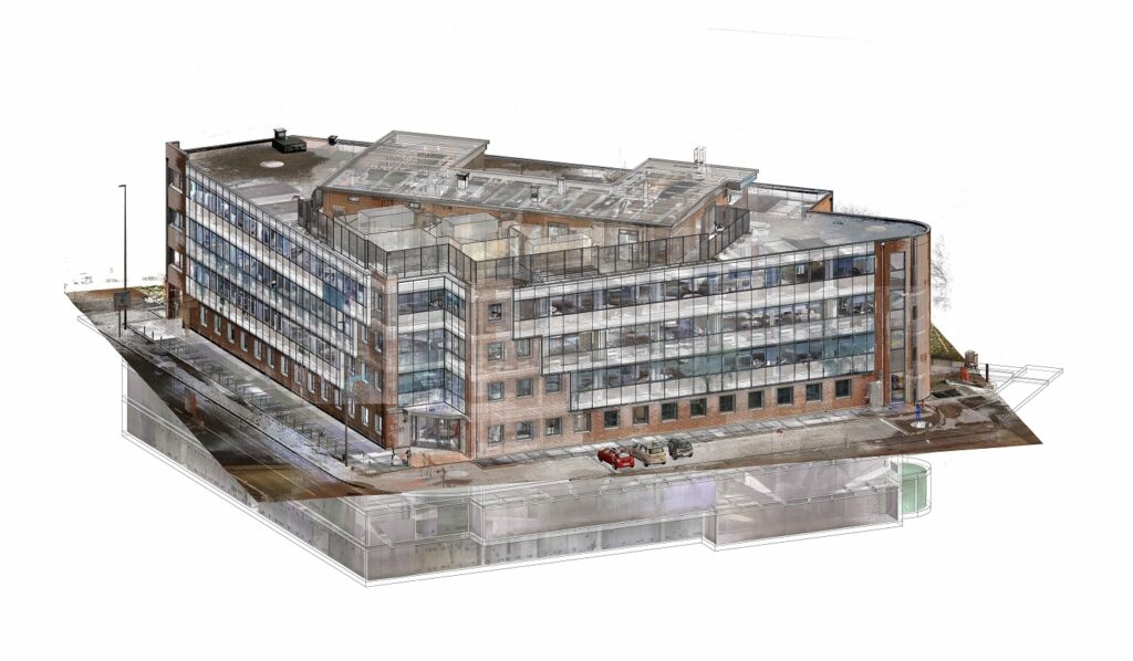 Modello 3D BIM edificio a Verona