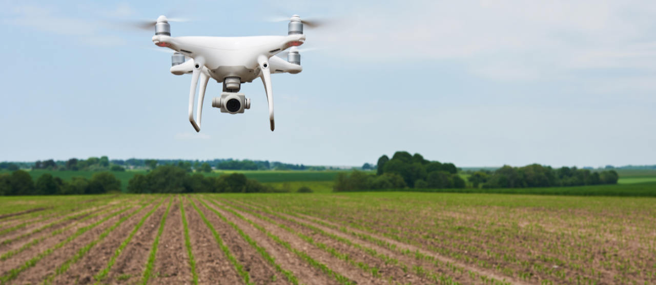 Drone in volo