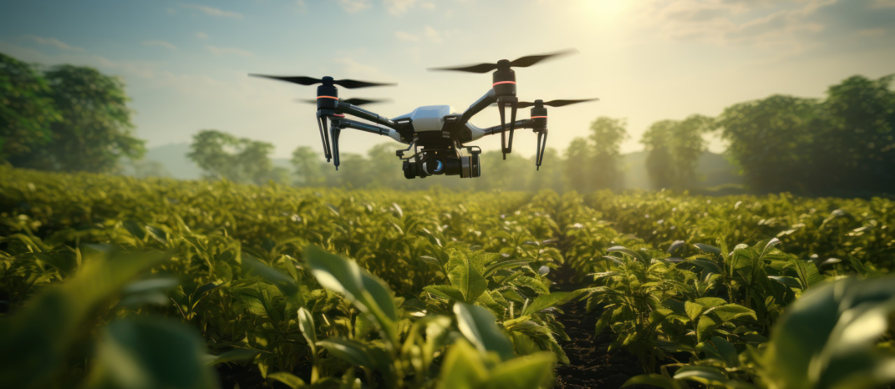 Drone in volo
